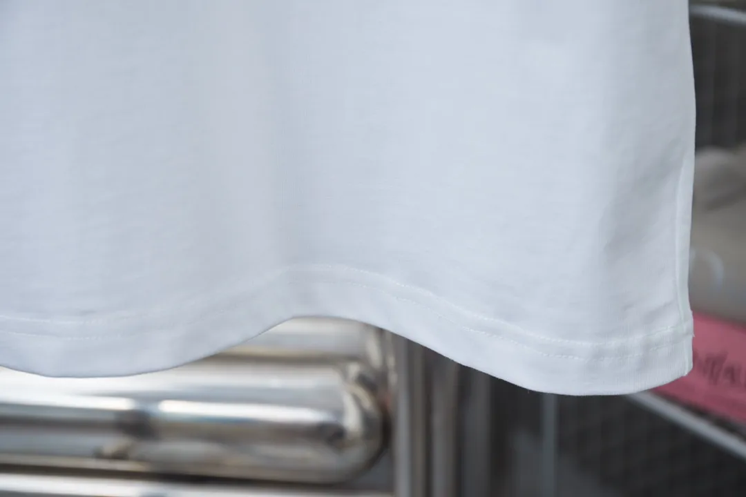 🅿️210 Ch*ome Hearte CH 25SS early spring new model, silicone printed hot diamond short sleeves, light luxury, essential item for daily commuting for men and women, correct version, welcome to compare, detailed features · 320g 100% pure cotton double yarn jersey fabric · Custom dyed in the same vat, special thickened 32 count double strand 1X1 thread · Digital direct printing cross✝️➕Imported Australian matte pearlescent diamonds➕Three-dimensional silicone heart pattern · Double-needle stitching across seams · Original main mark washed tag brand moisture-proof paper packaging Color: Black/White/Blue/Rose Size: S/M/L/XL
